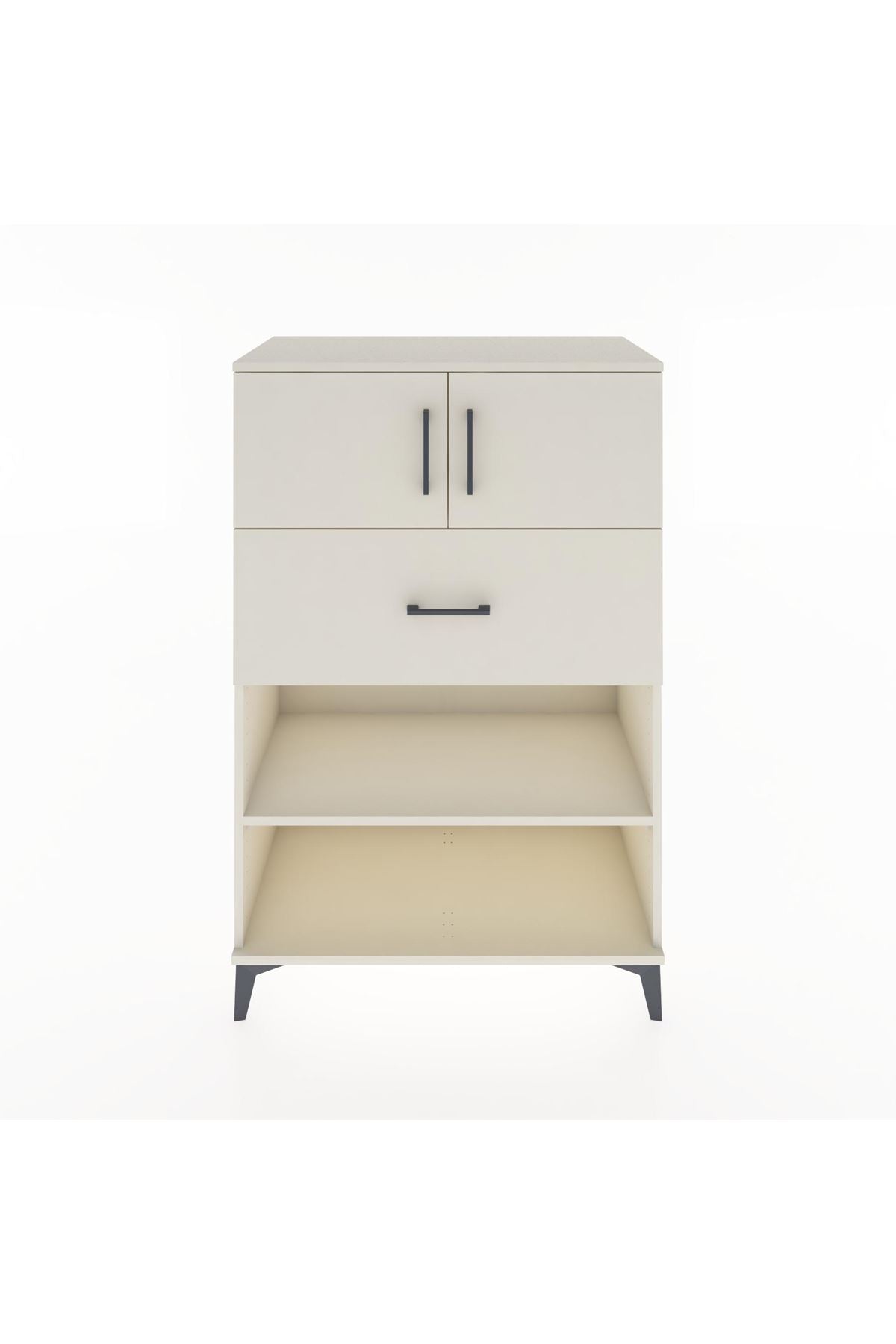 Hyperion Dolap 2 Raflı Tek Çekmeceli 2 Kapaklı 88x44x134 Aytaşı-Aytaşı