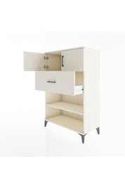 Hyperion Dolap 2 Raflı Tek Çekmeceli 2 Kapaklı 88x44x134 Aytaşı-Aytaşı