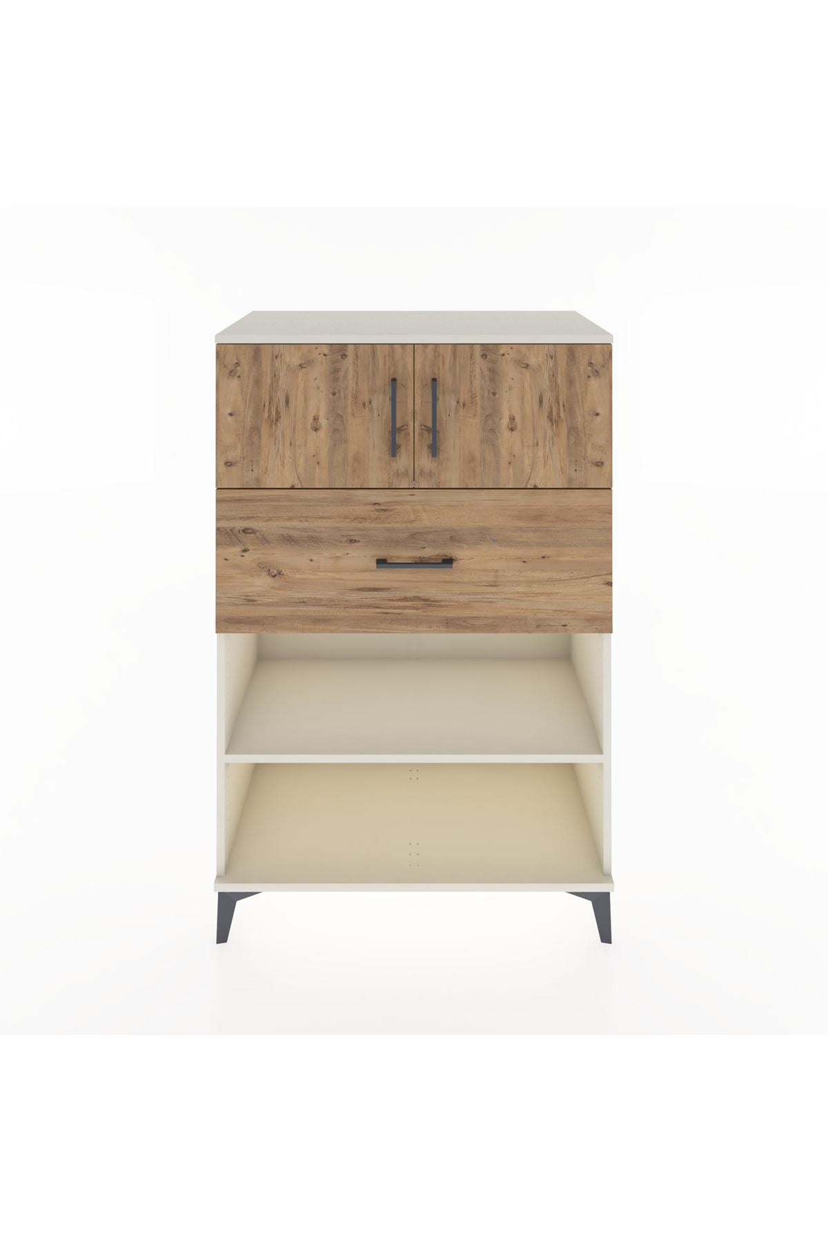 Hyperion Dolap 2 Raflı Tek Çekmeceli 2 Kapaklı 88x44x134 Aytaşı-Çam