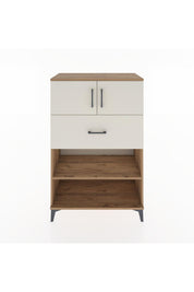 Hyperion Dolap 2 Raflı Tek Çekmeceli 2 Kapaklı 88x44x134 Çam-Aytaşı