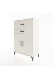 Hyperion Dolap Tek Raflı 2 Çekmeceli 2 Kapaklı 88x44x134 - S51M023V1B