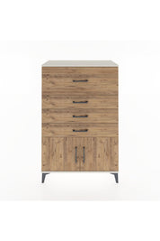 Hyperion Dolap 4 Çekmeceli 2 Kapaklı 88x44x134 Aytaşı-Çam