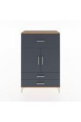 Hyperion Dolap 2 Raflı 3 Çekmeceli 2 Kapaklı 88x44x134
