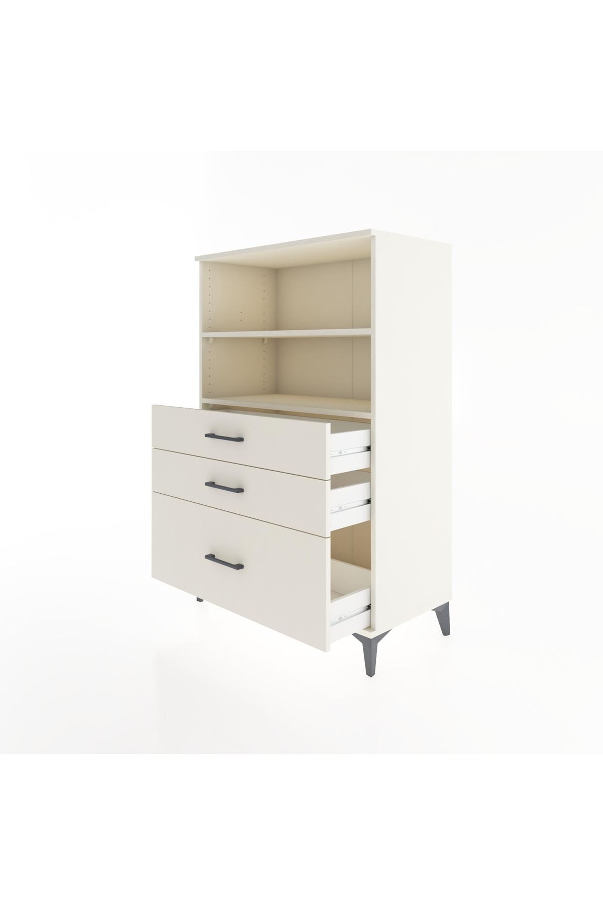 Hyperion Dolap 2 Raflı 3 Çekmeceli 88x44x134 Aytaşı-Aytaşı