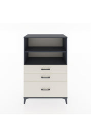 Hyperion Dolap 2 Raflı 3 Çekmeceli 88x44x134 Antrasit-Aytaşı