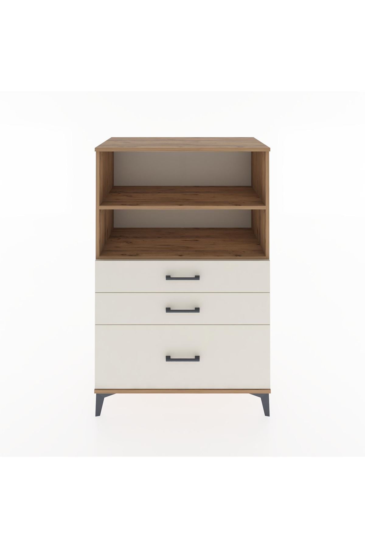 Hyperion Dolap 2 Raflı 3 Çekmeceli 88x44x134 Çam-Aytaşı