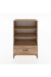 Hyperion Dolap 3 Raflı Tek Çekmeceli 88x44x134 Çam-Çam