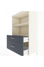 Hyperion Dolap 2 Raflı 2 Çekmeceli 88x44x134 Aytaşı-Antrasit