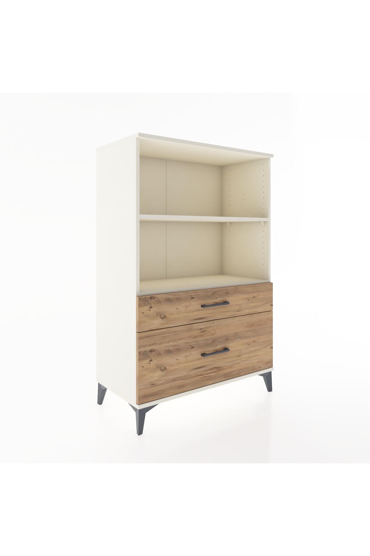 Hyperion Dolap 2 Raflı 2 Çekmeceli 88x44x134 Aytaşı-Çam