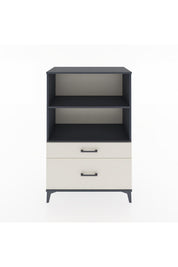 Hyperion Dolap 2 Raflı 2 Çekmeceli 88x44x134 Antrasit-Aytaşı