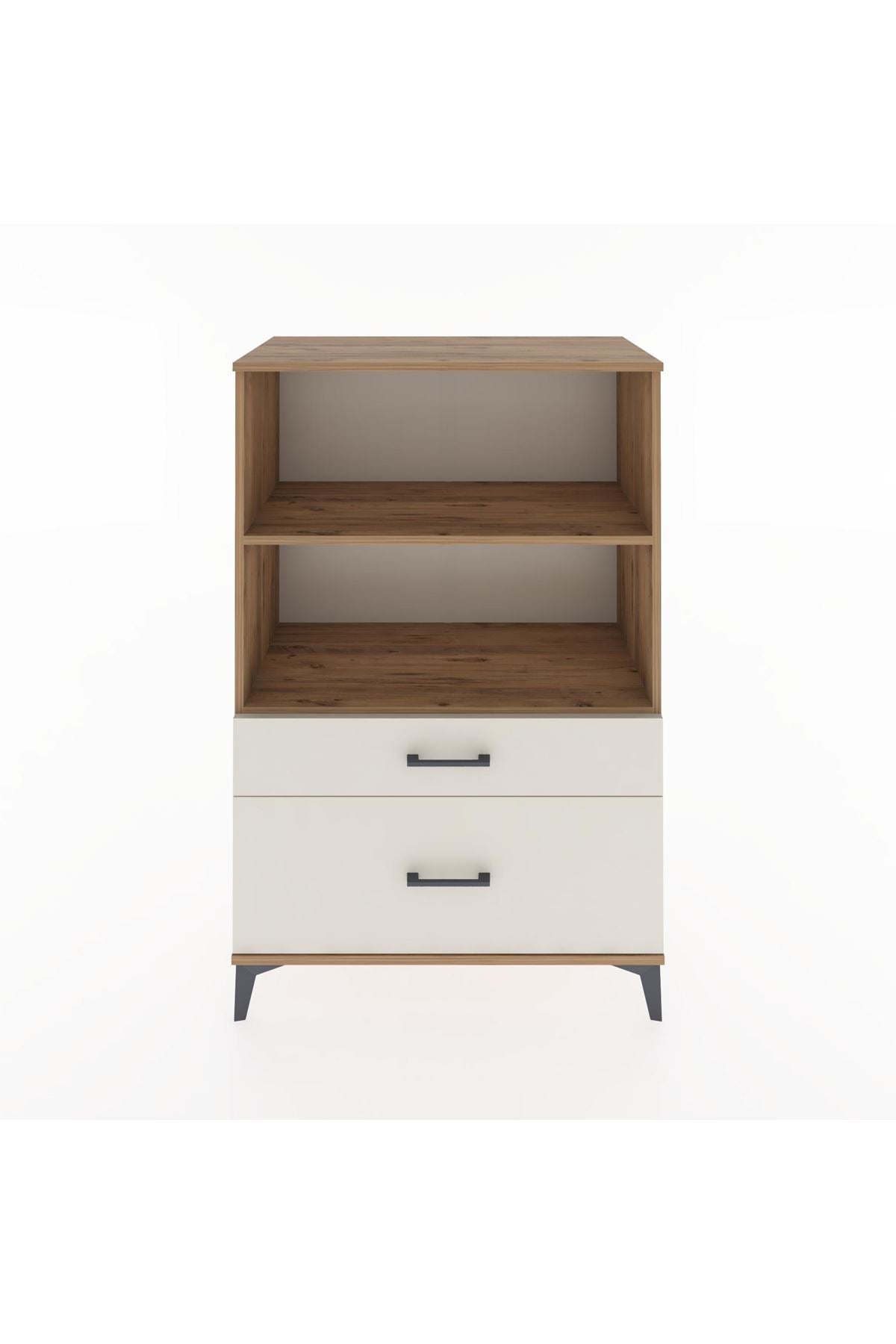 Hyperion Dolap 2 Raflı 2 Çekmeceli 88x44x134 Çam-Aytaşı