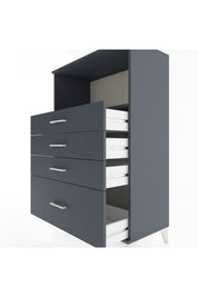 Hyperion Dolap Tek Raflı 4 Çekmeceli 88x44x134 - S51M031V5B