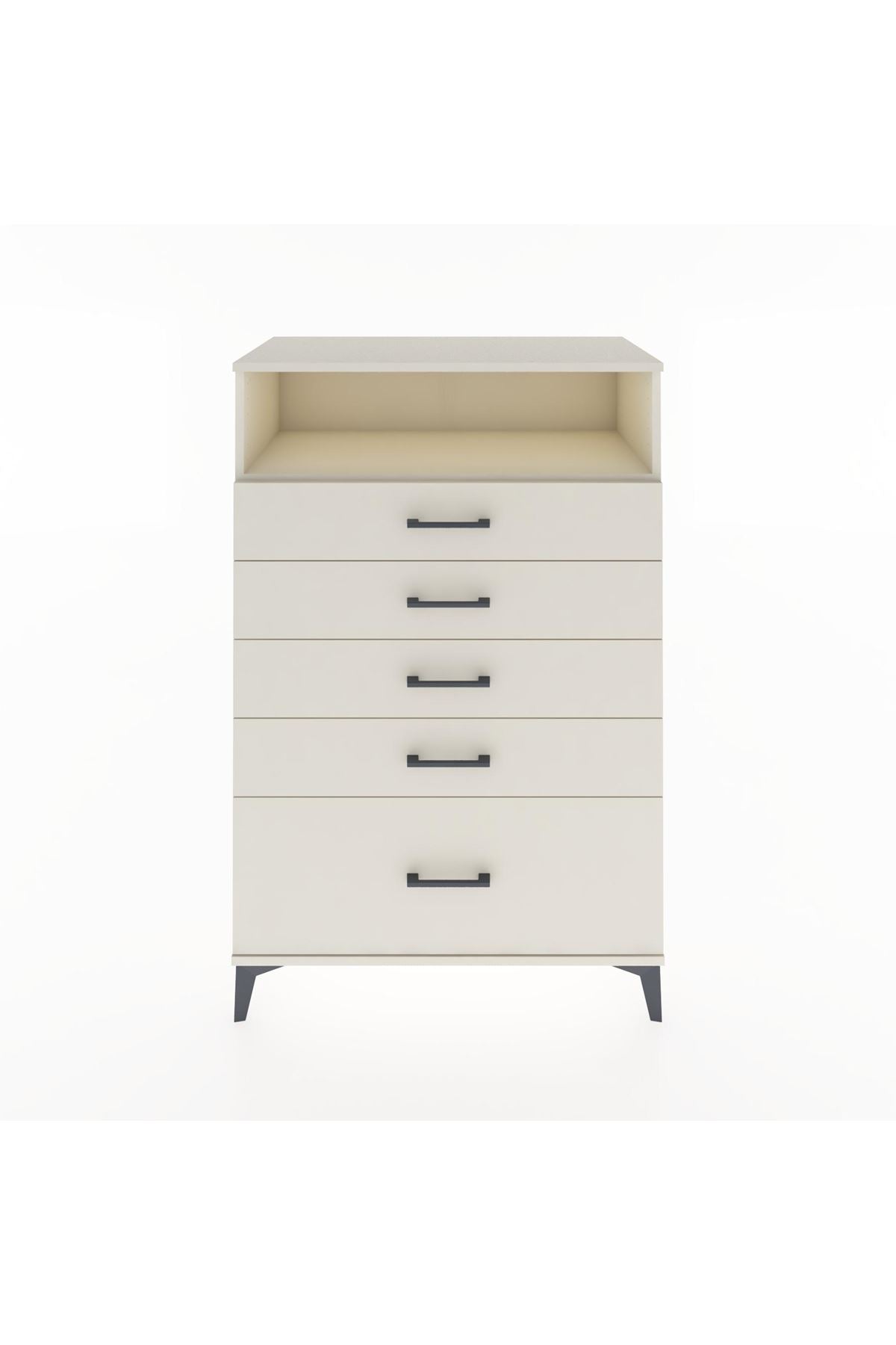 Hyperion Dolap Tek Raflı 5 Çekmeceli 88x44x134 - S51M032V1B