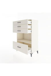 Hyperion Dolap Tek Raflı 4 Çekmeceli 88x44x134 - S51M033V1B