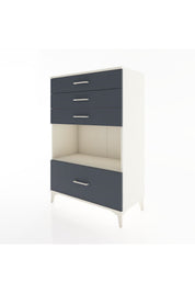 Hyperion Dolap Tek Raflı 4 Çekmeceli 88x44x134 - S51M033V2B