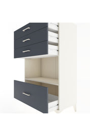 Hyperion Dolap Tek Raflı 4 Çekmeceli 88x44x134 - S51M033V2B
