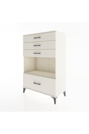 Hyperion Dolap Tek Raflı 4 Çekmeceli 88x44x134 - S51M034V1B