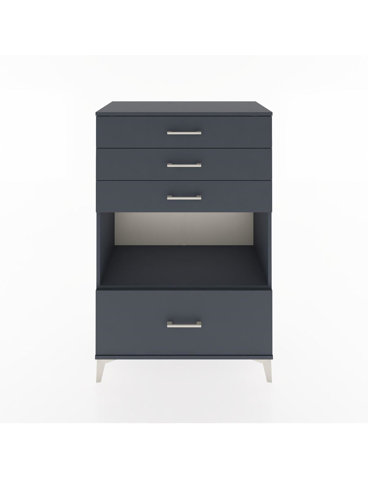 Hyperion Dolap Tek Raflı 4 Çekmeceli 88x44x134 - S51M034V5B