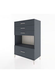 Hyperion Dolap Tek Raflı 4 Çekmeceli 88x44x134 - S51M034V5B