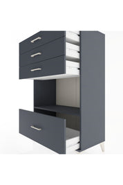 Hyperion Dolap Tek Raflı 4 Çekmeceli 88x44x134 - S51M034V5B