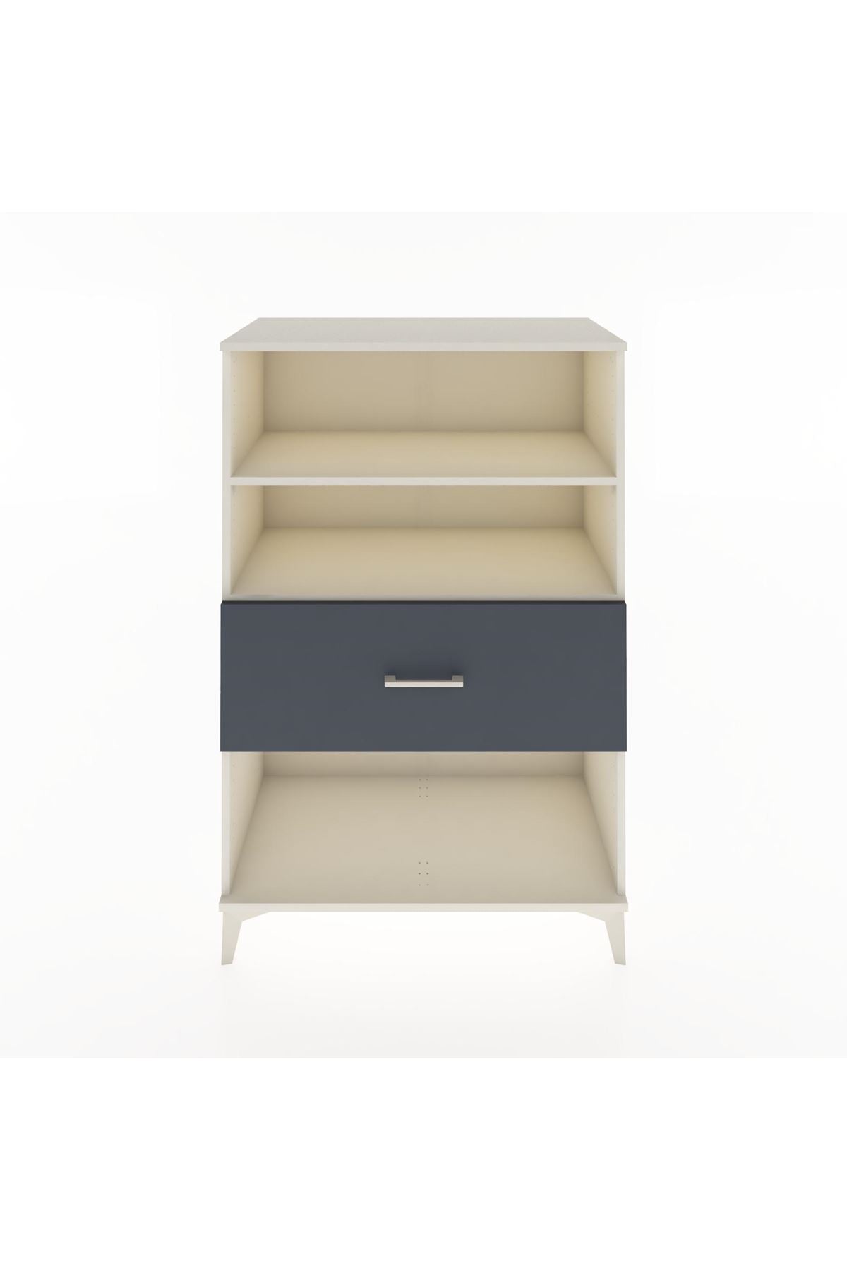 Hyperion Dolap 2 Raflı Tek Çekmeceli 88x44x134 Aytaşı-Antrasit