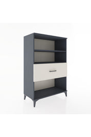 Hyperion Dolap 2 Raflı Tek Çekmeceli 88x44x134 Antrasit-Aytaşı