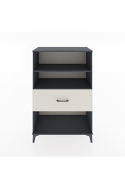 Hyperion Dolap 2 Raflı Tek Çekmeceli 88x44x134 Antrasit-Aytaşı