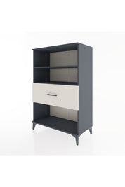 Hyperion Dolap 2 Raflı Tek Çekmeceli 88x44x134 Antrasit-Aytaşı
