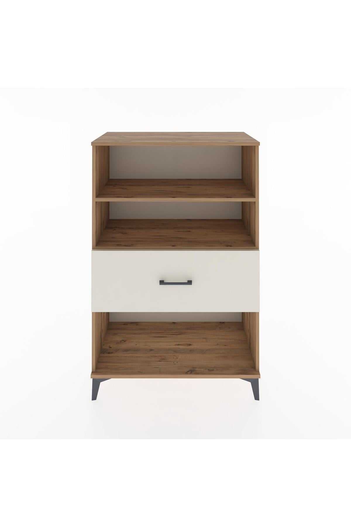 Hyperion Dolap 2 Raflı Tek Çekmeceli 88x44x134 Çam-Aytaşı