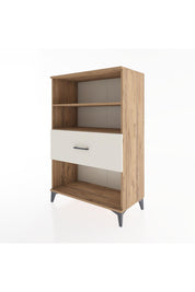 Hyperion Dolap 2 Raflı Tek Çekmeceli 88x44x134 Çam-Aytaşı