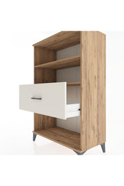 Hyperion Dolap 2 Raflı Tek Çekmeceli 88x44x134 Çam-Aytaşı
