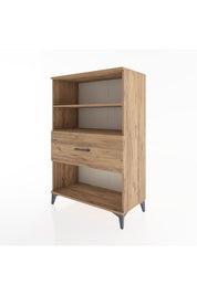 Hyperion Dolap 2 Raflı Tek Çekmeceli 88x44x134 Çam-Çam