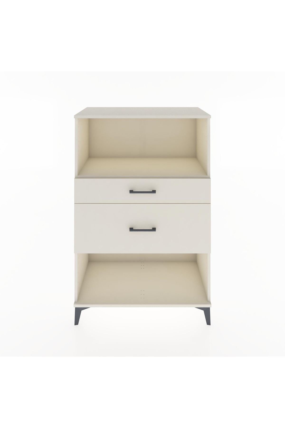 Hyperion Dolap Tek Raflı 2 Çekmeceli 88x44x134 - S51M036V1B
