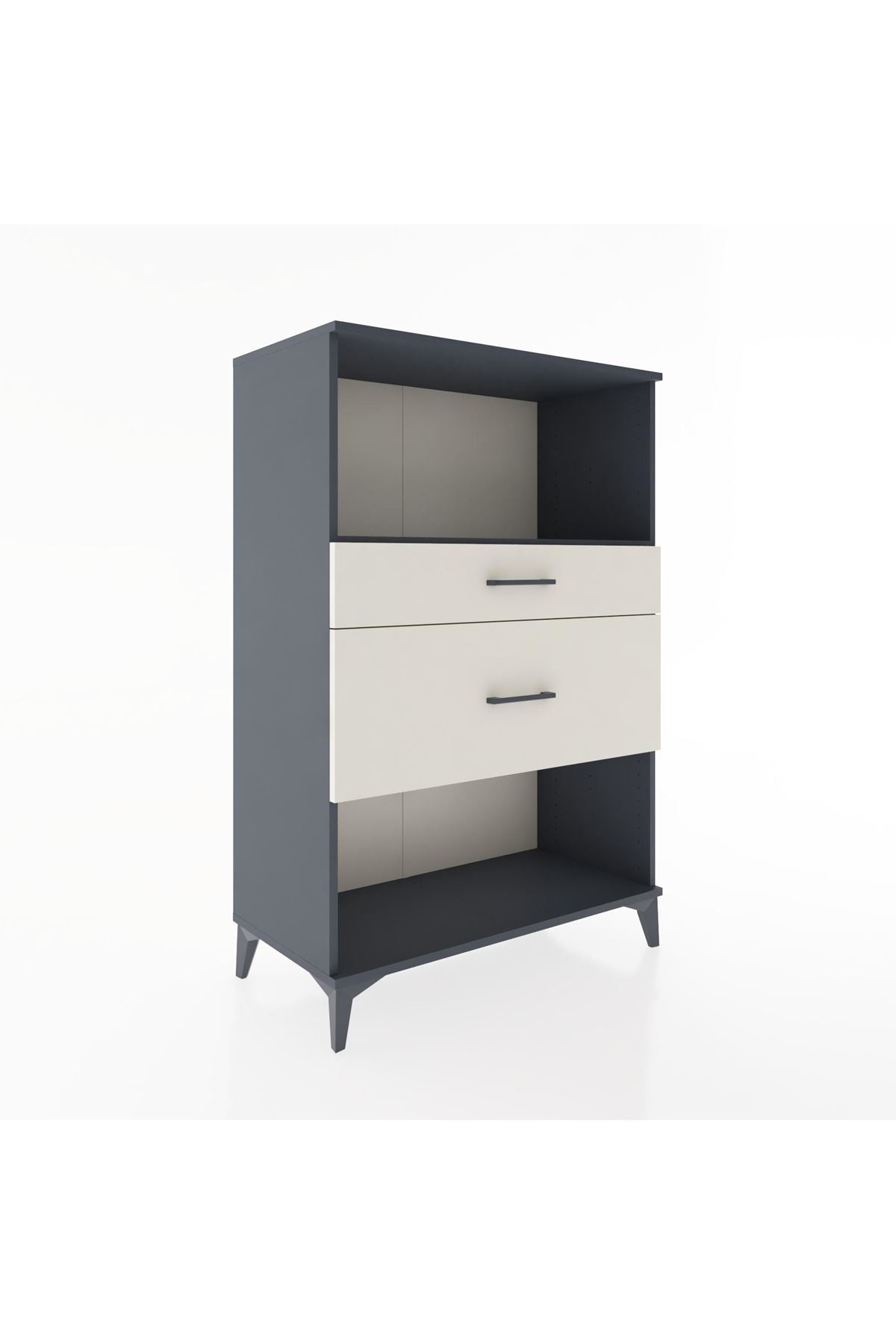 Hyperion Dolap Tek Raflı 2 Çekmeceli 88x44x134 - S51M036V4B