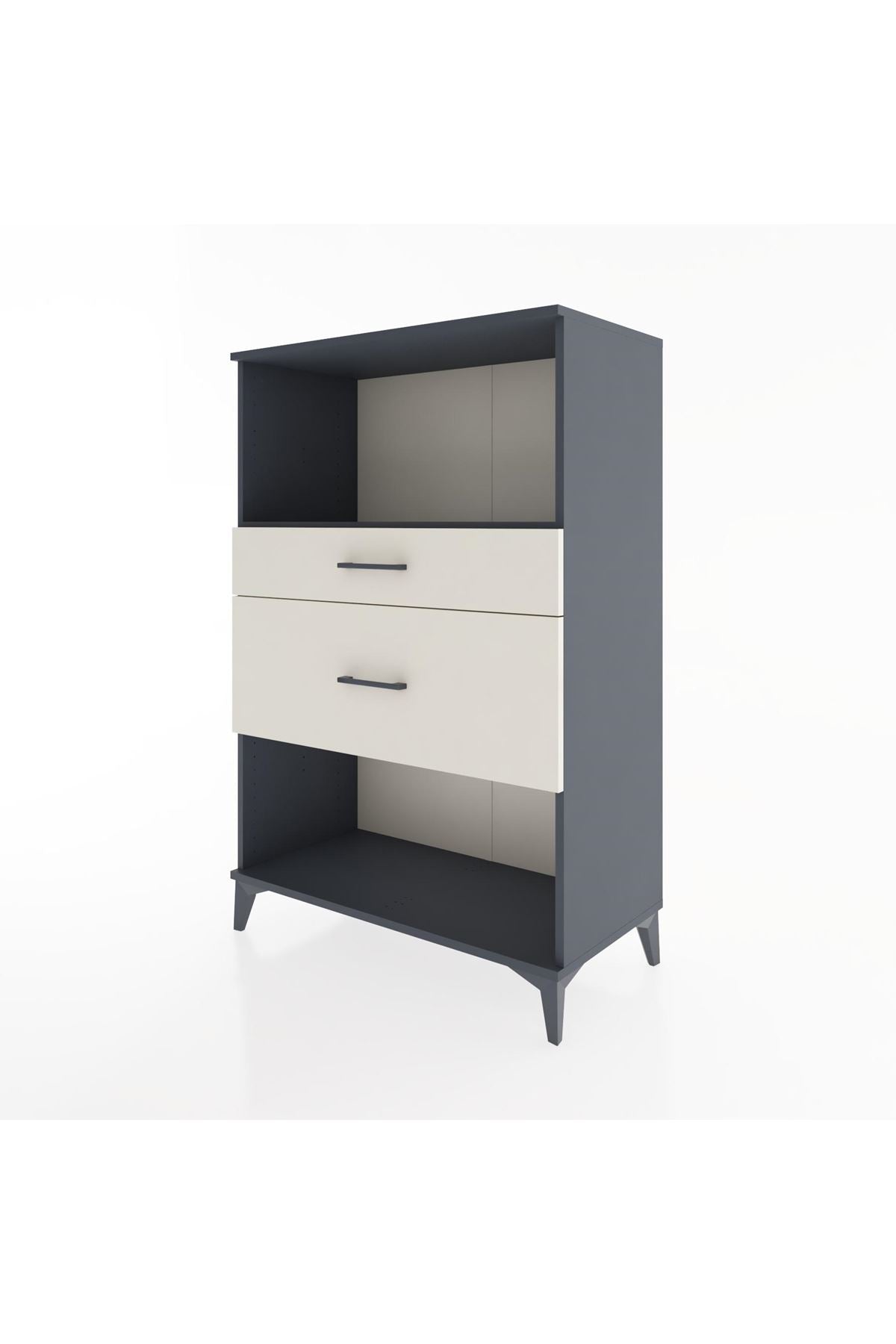 Hyperion Dolap Tek Raflı 2 Çekmeceli 88x44x134 - S51M036V4B