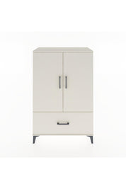 Hyperion Dolap 3 Raflı Tek Çekmeceli 2 Kapaklı 88x44x134 Aytaşı-Aytaşı