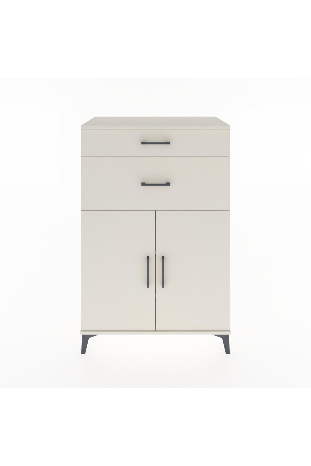 Hyperion Dolap 2 Raflı 2 Çekmeceli 2 Kapaklı 88x44x134 Aytaşı-Aytaşı