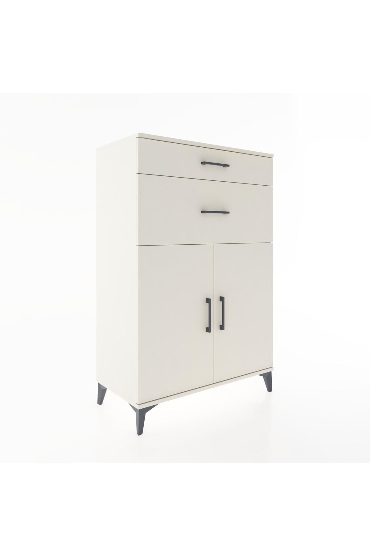 Hyperion Dolap 2 Raflı 2 Çekmeceli 2 Kapaklı 88x44x134 Aytaşı-Aytaşı