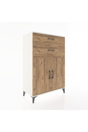 Hyperion Dolap 2 Raflı 2 Çekmeceli 2 Kapaklı 88x44x134 Aytaşı-Çam
