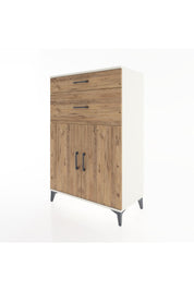 Hyperion Dolap 2 Raflı 2 Çekmeceli 2 Kapaklı 88x44x134 Aytaşı-Çam