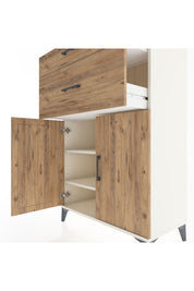 Hyperion Dolap 2 Raflı 2 Çekmeceli 2 Kapaklı 88x44x134 Aytaşı-Çam