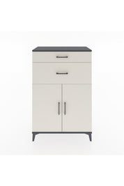 Hyperion Dolap 2 Raflı 2 Çekmeceli 2 Kapaklı 88x44x134 Antrasit-Aytaşı