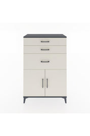 Hyperion Dolap Tek Raflı 3 Çekmeceli 2 Kapaklı 88x44x134 - S51M003V4B