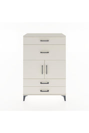 Hyperion Dolap Tek Raflı 4 Çekmeceli 2 Kapaklı 88x44x134 Aytaşı-Aytaşı