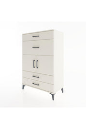 Hyperion Dolap Tek Raflı 4 Çekmeceli 2 Kapaklı 88x44x134 Aytaşı-Aytaşı