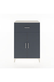 Hyperion Dolap 2 Raflı Tek Çekmeceli 2 Kapaklı 88x44x134 Aytaşı-Antrasit