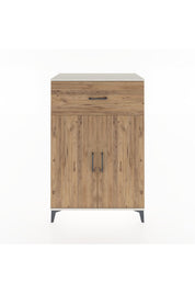 Hyperion Dolap 2 Raflı Tek Çekmeceli 2 Kapaklı 88x44x134 Aytaşı-Çam