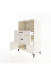 Hyperion Dolap Tek Raflı 2 Çekmeceli 2 Kapaklı 88x44x134 Aytaşı-Aytaşı
