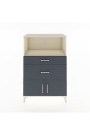 Hyperion Dolap Tek Raflı 2 Çekmeceli 2 Kapaklı 88x44x134 - S51M008V2B