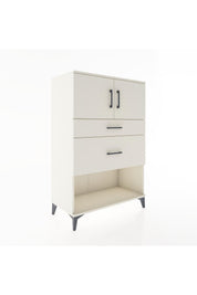 Hyperion Dolap Tek Raflı 2 Çekmeceli 2 Kapaklı 88x44x134 - S51M009V1B